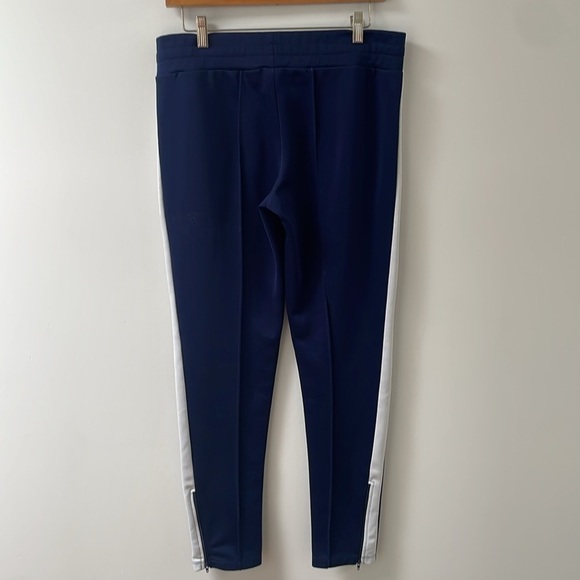 Aritzia Babaton TNA Navy Blue White Stripe Tuxedo Pant track jogger, sz M (S) - Picture 6 of 14